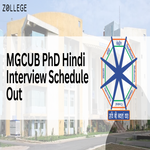 MGCUB PhD Hindi Interview Schedule Out